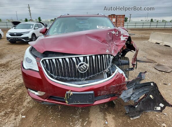 5GAKRBKD5GJ256456 2016 BUICK ENCLAVE Red წინა ხედი