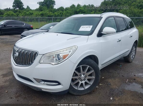 5GAKRBKD5GJ271717 2016 BUICK ENCLAVE Белый Передняя левая четверть
