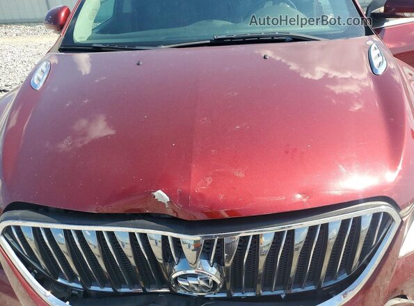 5GAKRBKD7HJ110674 2017 BUICK ENCLAVE Burgundy Rear interior view