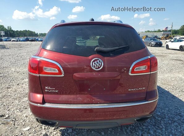 5GAKRBKD7HJ110674 2017 BUICK ENCLAVE Burgundy Rear view