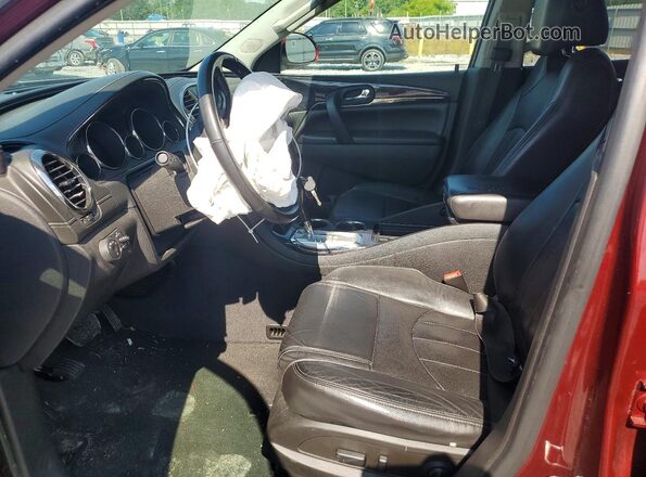 5GAKRBKD7HJ110674 2017 BUICK ENCLAVE Burgundy Front interior view