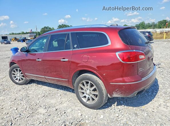 5GAKRBKD7HJ110674 2017 BUICK ENCLAVE Burgundy Rear left