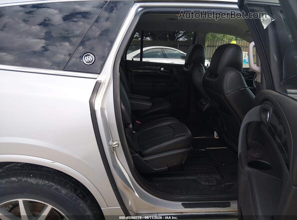 5GAKRBKD7HJ313712 2017 BUICK ENCLAVE Silver VIN sticker view