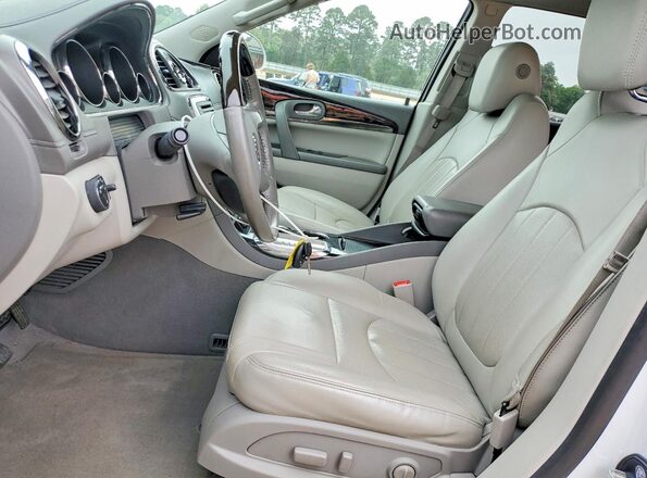 5GAKRBKD8GJ242504 2016 BUICK ENCLAVE White Widok wnętrza z przodu