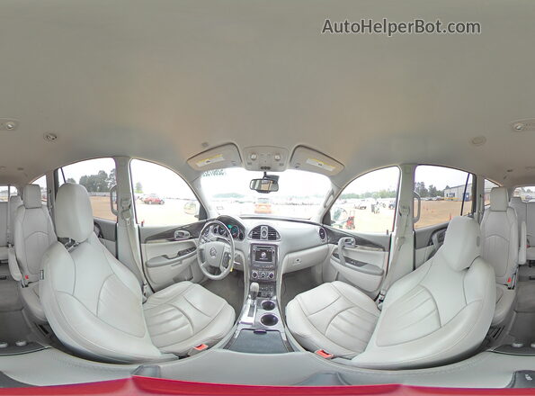 5GAKRBKD8GJ242504 2016 BUICK ENCLAVE White Widok wnętrza 360 stopni