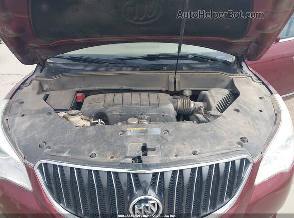 5GAKRBKDXHJ199771 2017 BUICK ENCLAVE Burgundy Rear view