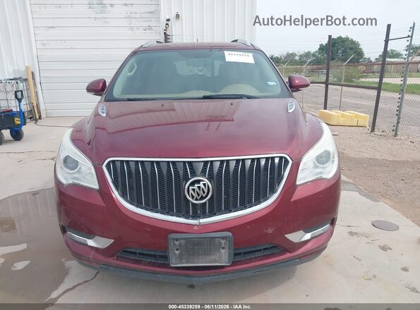 5GAKRBKDXHJ199771 2017 BUICK ENCLAVE Burgundy Rear interior view