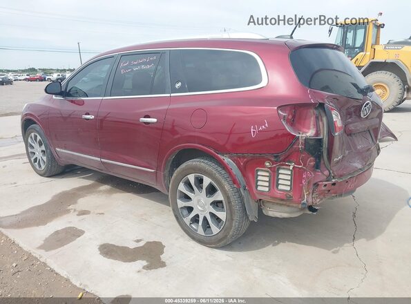 5GAKRBKDXHJ199771 2017 BUICK ENCLAVE Burgundy Rear left