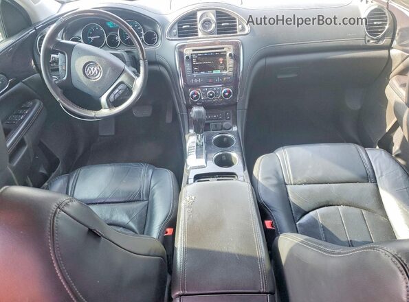 5GAKRCKD2GJ180670 2016 BUICK ENCLAVE Black Вид панелі приладів