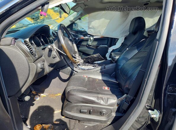5GAKRCKD3GJ193458 2016 BUICK ENCLAVE Black Front interior view
