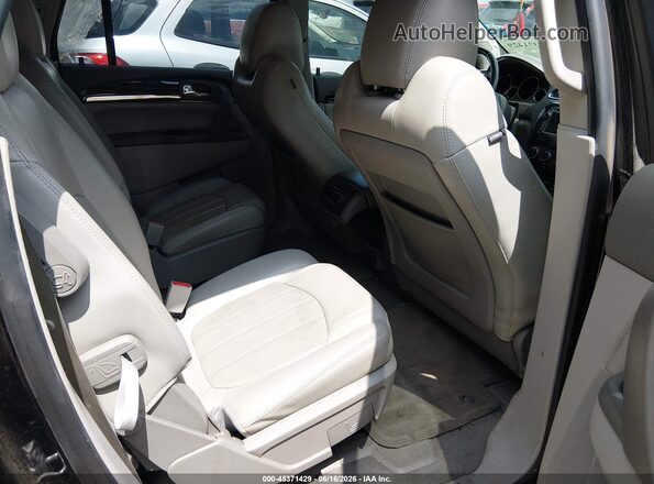 5GAKRCKD7GJ283227 2016 BUICK ENCLAVE Black VIN կոդի պիտակի տեսք