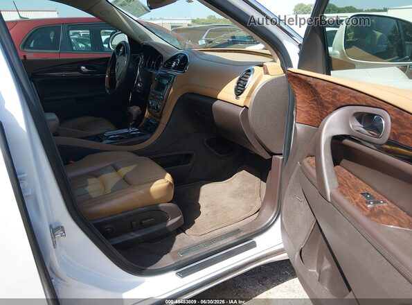5GAKRCKD8HJ127781 2017 BUICK ENCLAVE White წინა სალონის ხედი