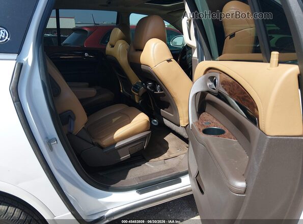 5GAKRCKD8HJ127781 2017 BUICK ENCLAVE White VIN კოდის სტიკერის ხედი