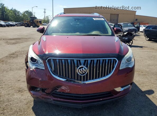 5GAKRCKD9GJ232375 2016 BUICK ENCLAVE Бордовый Вид спереди