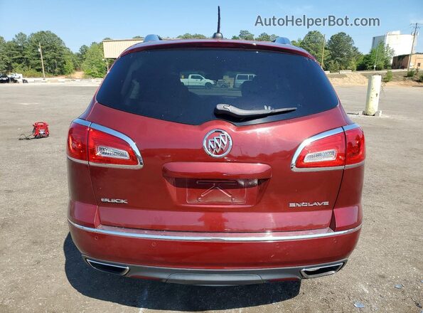 5GAKRCKD9GJ232375 2016 BUICK ENCLAVE Бордовый Вид сзади