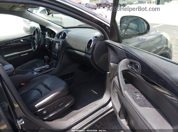 5GAKRCKDXHJ121982 2017 BUICK ENCLAVE Gray წინა სალონის ხედი