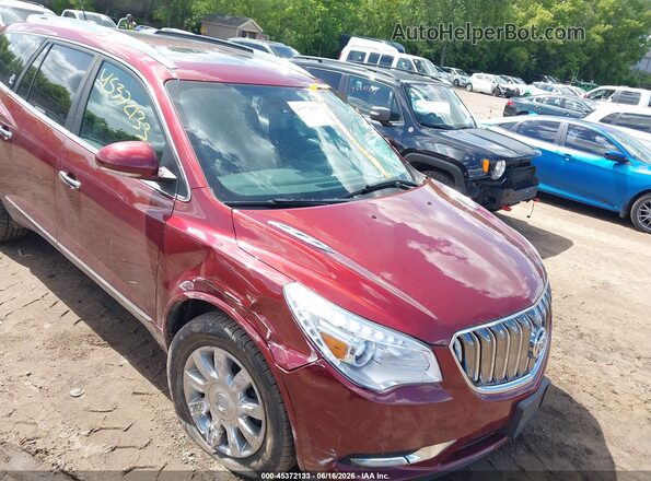 5GAKVBKD0HJ325583 2017 BUICK ENCLAVE Red Widok z przodu