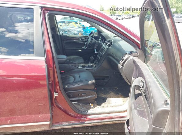 5GAKVBKD0HJ325583 2017 BUICK ENCLAVE Red Widok wnętrza z przodu