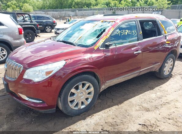 5GAKVBKD0HJ325583 2017 BUICK ENCLAVE Red Przód lewy