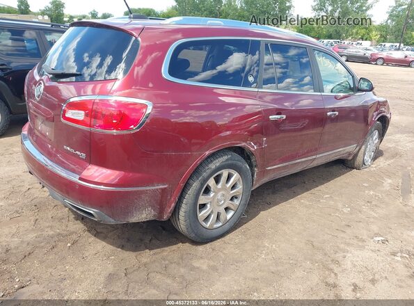 5GAKVBKD0HJ325583 2017 BUICK ENCLAVE Red Tył prawy