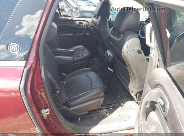 5GAKVBKD0HJ325583 2017 BUICK ENCLAVE Red Widok naklejki z numerem VIN