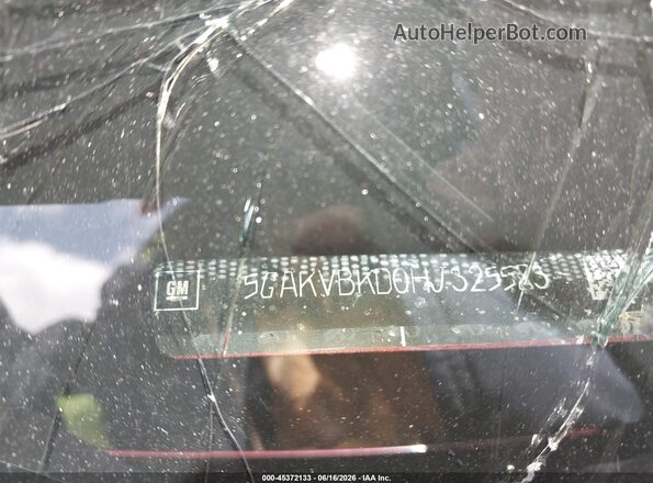5GAKVBKD0HJ325583 2017 BUICK ENCLAVE Red Widok komory silnika