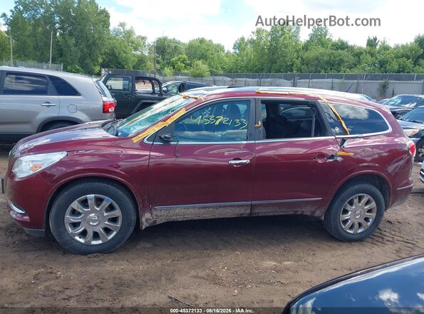 5GAKVBKD0HJ325583 2017 BUICK ENCLAVE Red Widok wnętrza 360 stopni