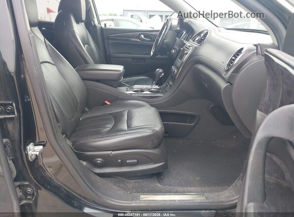 5GAKVBKD1GJ113399 2016 BUICK ENCLAVE Black Вид салону спереду