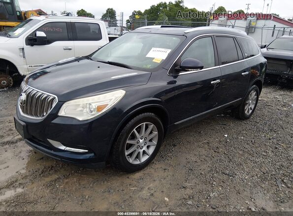 5GAKVBKD1GJ121163 2016 BUICK ENCLAVE Blue Передня ліва чверть