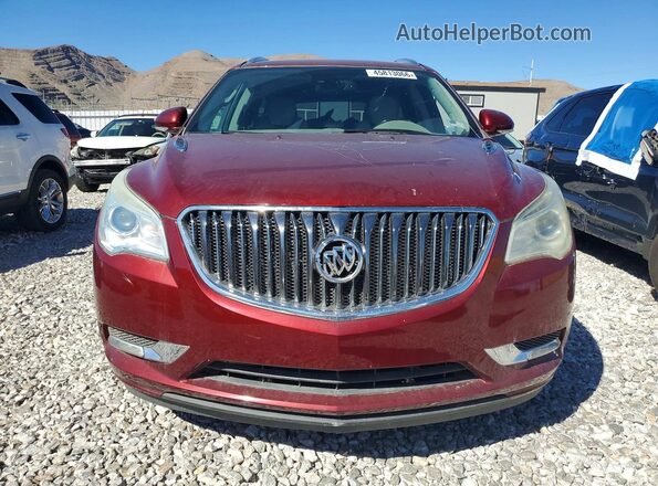 5GAKVBKD1HJ119155 2017 BUICK ENCLAVE Maroon Front view