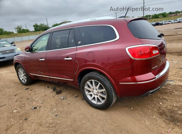 5GAKVBKD2HJ137275 2017 BUICK ENCLAVE Burgundy Rear left
