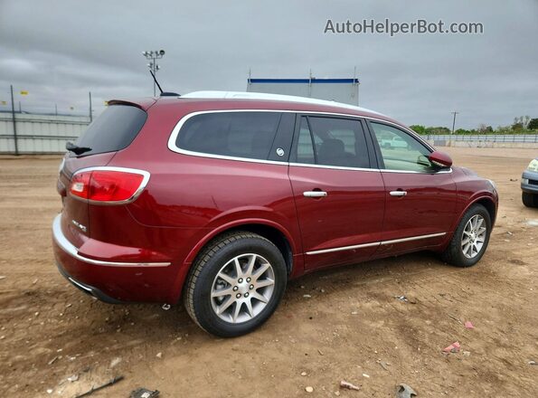 5GAKVBKD2HJ137275 2017 BUICK ENCLAVE Burgundy Rear right