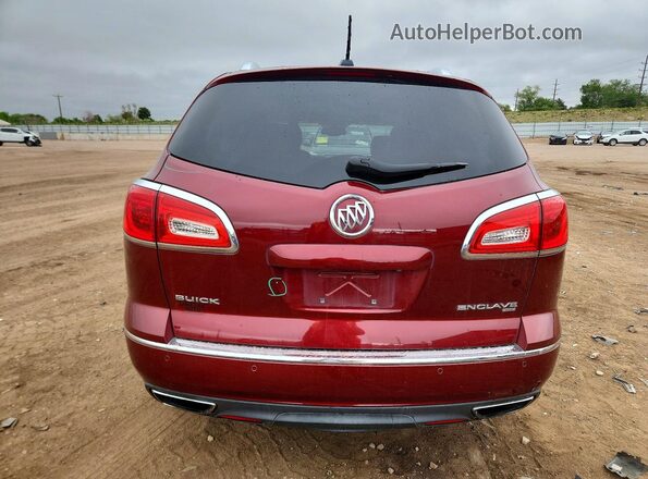 5GAKVBKD2HJ137275 2017 BUICK ENCLAVE Burgundy Rear view