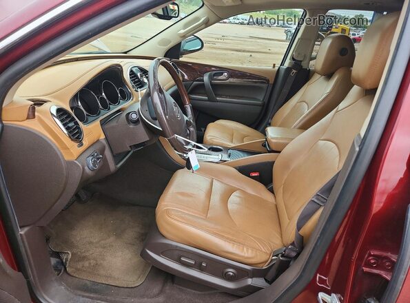 5GAKVBKD2HJ137275 2017 BUICK ENCLAVE Burgundy Front interior view