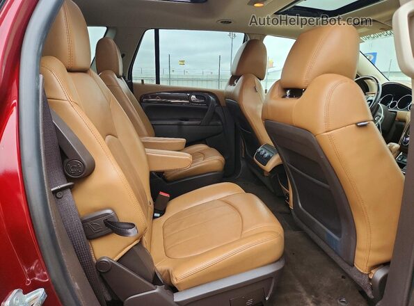5GAKVBKD2HJ137275 2017 BUICK ENCLAVE Burgundy Rear interior view