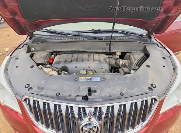 5GAKVBKD2HJ137275 2017 BUICK ENCLAVE Burgundy Engine compartment view