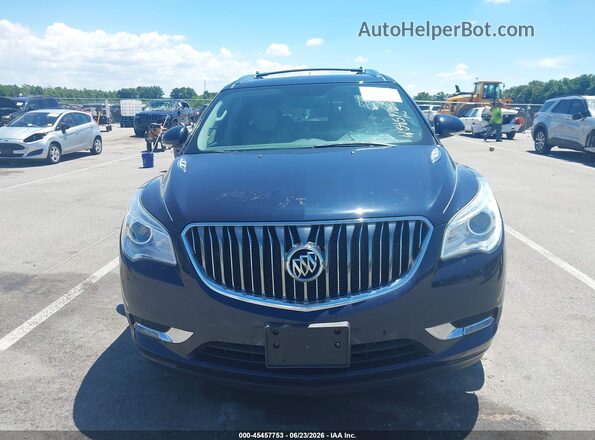 5GAKVBKD4GJ341042 2016 BUICK ENCLAVE Blue ხელსაწყოთა პანელის ხედი