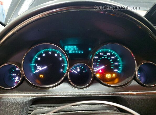 5GAKVBKD4HJ101099 2017 BUICK ENCLAVE Black Instrument cluster view