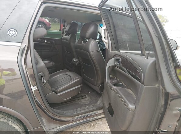 5GAKVBKD4HJ264643 2017 BUICK ENCLAVE Brown Vista de la etiqueta del VIN