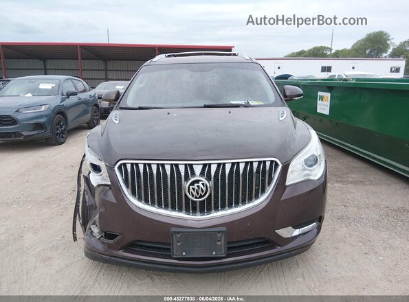 5GAKVBKD4HJ264643 2017 BUICK ENCLAVE Brown Vista del cuadro de instrumentos