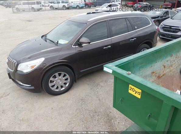 5GAKVBKD4HJ264643 2017 BUICK ENCLAVE Brown Vista interior de 360 grados