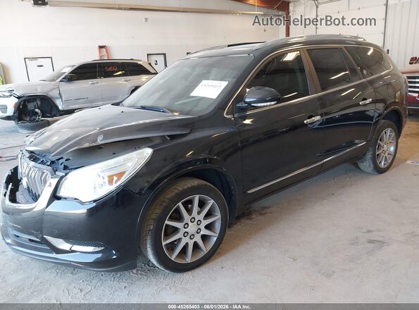 5GAKVBKD6HJ143404 2017 BUICK ENCLAVE Black Przód lewy