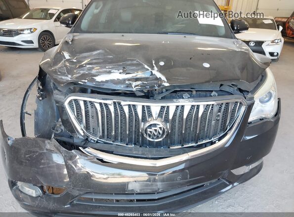 5GAKVBKD6HJ143404 2017 BUICK ENCLAVE Black Widok zestawu wskaźników