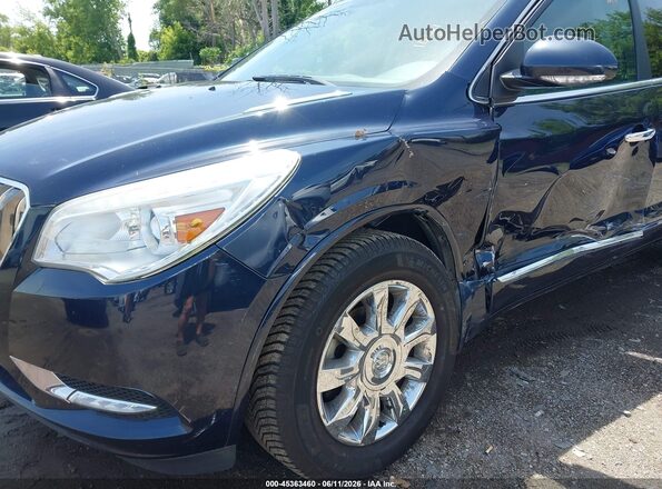 5GAKVBKD7GJ292452 2016 BUICK ENCLAVE Blue Widok z przodu