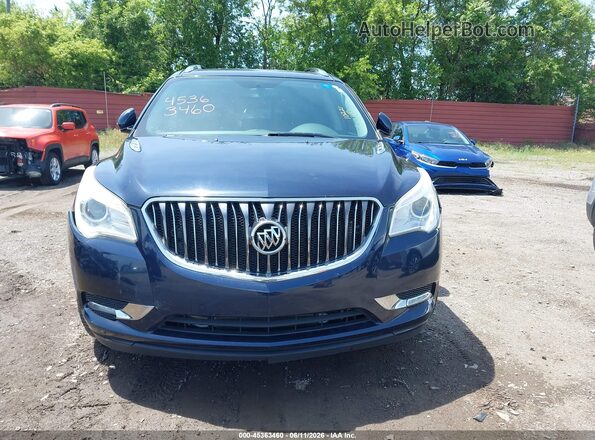 5GAKVBKD7GJ292452 2016 BUICK ENCLAVE Blue Widok zestawu wskaźników
