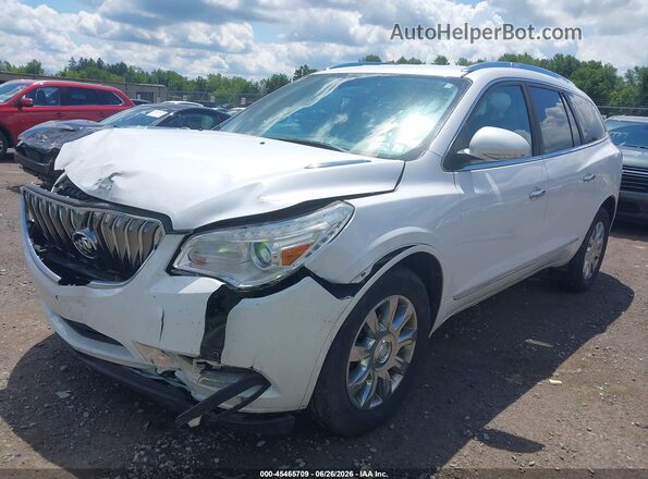 5GAKVBKD8GJ342291 2016 BUICK ENCLAVE White Vista tres cuartos delantera izquierda