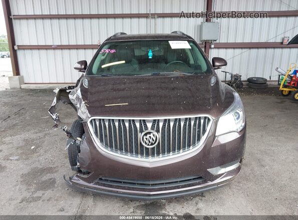 5GAKVBKD8HJ244685 2017 BUICK ENCLAVE Бордовый Вид панели приборов