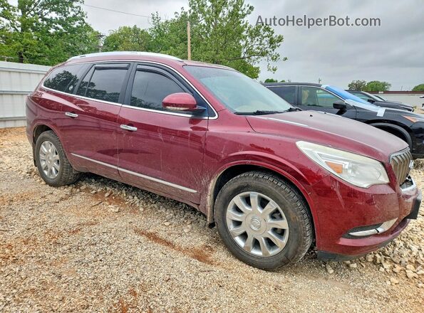 5GAKVBKD9GJ265916 2016 BUICK ENCLAVE Maroon Front right