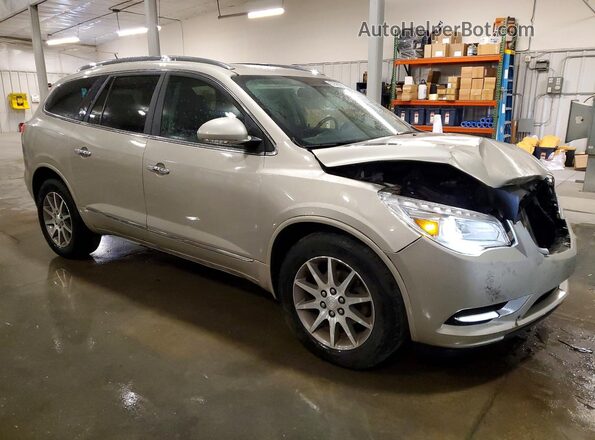 5GAKVBKD9HJ182410 2017 BUICK ENCLAVE Бежевый Передняя правая четверть