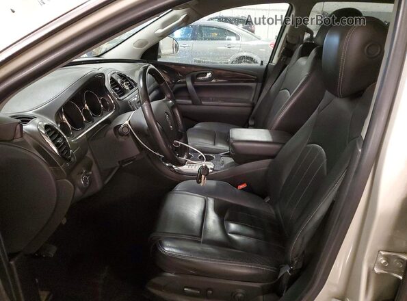 5GAKVBKD9HJ182410 2017 BUICK ENCLAVE Бежевый Вид салона спереди